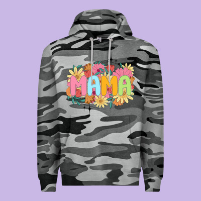 Floral Mama Premium Hoodie Designed By Jahusdesignshop