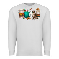 Dove Grey australian shepherd dog coffee cups Premium Sweatshirt - texasbilliewilder