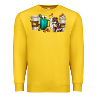 Lemon australian shepherd dog coffee cups Premium Sweatshirt - texasbilliewilder