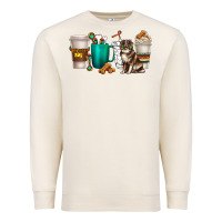 Sandshell australian shepherd dog coffee cups Premium Sweatshirt - texasbilliewilder