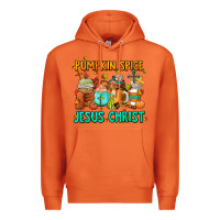 Carrot pumpkin spıce jesus christ coffee cups Premium Hoodie - AdoDesignShop