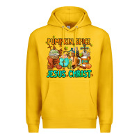 Lemon pumpkin spıce jesus christ coffee cups Premium Hoodie - AdoDesignShop