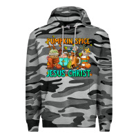 Slate Camo pumpkin spıce jesus christ coffee cups Premium Hoodie - AdoDesignShop