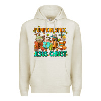 Oatmeal Heather pumpkin spıce jesus christ coffee cups Premium Hoodie - AdoDesignShop