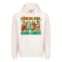 Pale Pink pumpkin spıce jesus christ coffee cups Premium Hoodie - AdoDesignShop