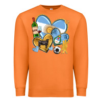 Carrot argentina  hearts Premium Sweatshirt - texasbilliewilder