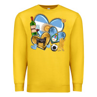 Lemon argentina  hearts Premium Sweatshirt - texasbilliewilder