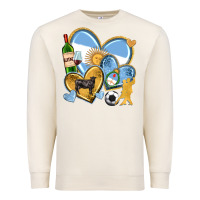 Sandshell argentina  hearts Premium Sweatshirt - texasbilliewilder