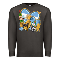 Smoke argentina  hearts Premium Sweatshirt - texasbilliewilder