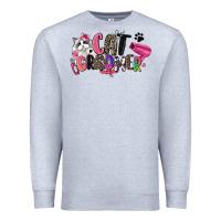 Heather Grey cat groomer Premium Sweatshirt - Zillion Design Studio