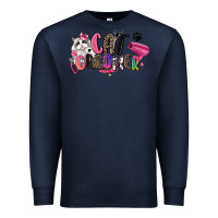 Navy cat groomer Premium Sweatshirt - Zillion Design Studio