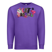 Purple cat groomer Premium Sweatshirt - Zillion Design Studio