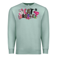 Seafoam cat groomer Premium Sweatshirt - Zillion Design Studio