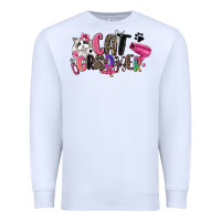 White cat groomer Premium Sweatshirt - Zillion Design Studio