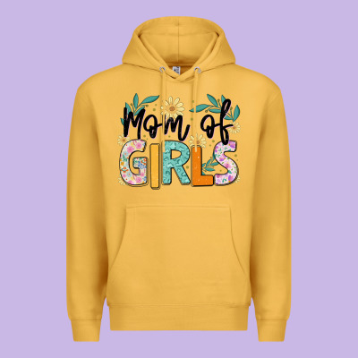 Mom Of Girls Premium Hoodie Designed By Jahusdesignshop