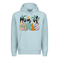 Blue Mist mom of girls Premium Hoodie - JahusDesignShop