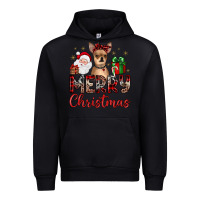 Black merry christmas chihuahua Urban Hoodie - JahusDesignShop