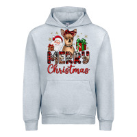 Heather Grey merry christmas chihuahua Urban Hoodie - JahusDesignShop