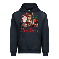 Navy merry christmas chihuahua Urban Hoodie - JahusDesignShop