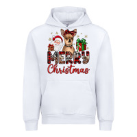 White merry christmas chihuahua Urban Hoodie - JahusDesignShop