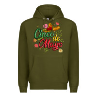 Army Green cinco de mayo Premium Hoodie - JahusDesignShop