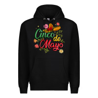 Black cinco de mayo Premium Hoodie - JahusDesignShop