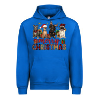 Cobalt merry christmas chihuahua pitbull pug dachshund Urban Hoodie - JahusDesignShop