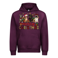 Mauve Wine merry christmas chihuahua pitbull pug dachshund Urban Hoodie - JahusDesignShop
