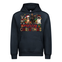 Navy merry christmas chihuahua pitbull pug dachshund Urban Hoodie - JahusDesignShop
