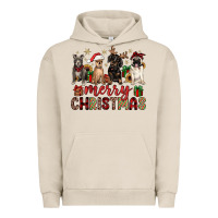 Pigment French Oak merry christmas chihuahua pitbull pug dachshund Urban Hoodie - JahusDesignShop