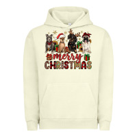 Pigment Pistachio merry christmas chihuahua pitbull pug dachshund Urban Hoodie - JahusDesignShop