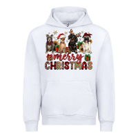 White merry christmas chihuahua pitbull pug dachshund Urban Hoodie - JahusDesignShop