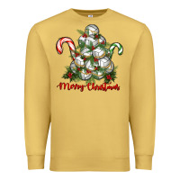 Antique Gold Merry Christmas Volleyball Premium Sweatshirt - RanaPortraitStore