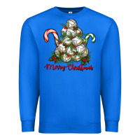 True Royal Merry Christmas Volleyball Premium Sweatshirt - RanaPortraitStore