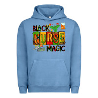 Pigment Pebble Blue black nurse magic Urban Hoodie - AdoDesignShop