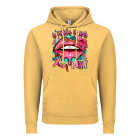 Vintage Mustard in october we wear pink  lips Vintage Hoodie - AdoDesignShop