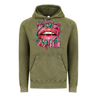 Vintage Olive in october we wear pink  lips Vintage Hoodie - AdoDesignShop