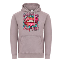 Vintage Zinc in october we wear pink  lips Vintage Hoodie - AdoDesignShop