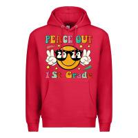 Cardinal peace out 2024 1st grade Premium Hoodie - JahusDesignShop