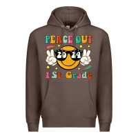 Coffee peace out 2024 1st grade Premium Hoodie - JahusDesignShop