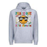 Heather Grey peace out 2024 1st grade Premium Hoodie - JahusDesignShop
