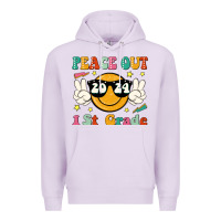 Lilac peace out 2024 1st grade Premium Hoodie - JahusDesignShop
