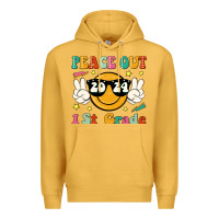 Mustard peace out 2024 1st grade Premium Hoodie - JahusDesignShop