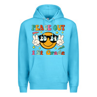 Ocean Blue peace out 2024 1st grade Premium Hoodie - JahusDesignShop