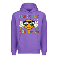 Purple peace out 2024 1st grade Premium Hoodie - JahusDesignShop