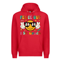 Red peace out 2024 1st grade Premium Hoodie - JahusDesignShop