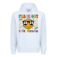White peace out 2024 1st grade Premium Hoodie - JahusDesignShop