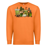Carrot bear coffee cups Premium Sweatshirt - texasbilliewilder
