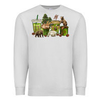 Dove Grey bear coffee cups Premium Sweatshirt - texasbilliewilder