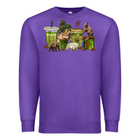 Purple bear coffee cups Premium Sweatshirt - texasbilliewilder